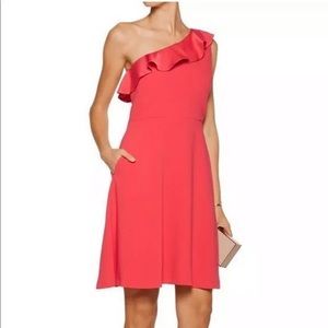 Maje one shoulder dress